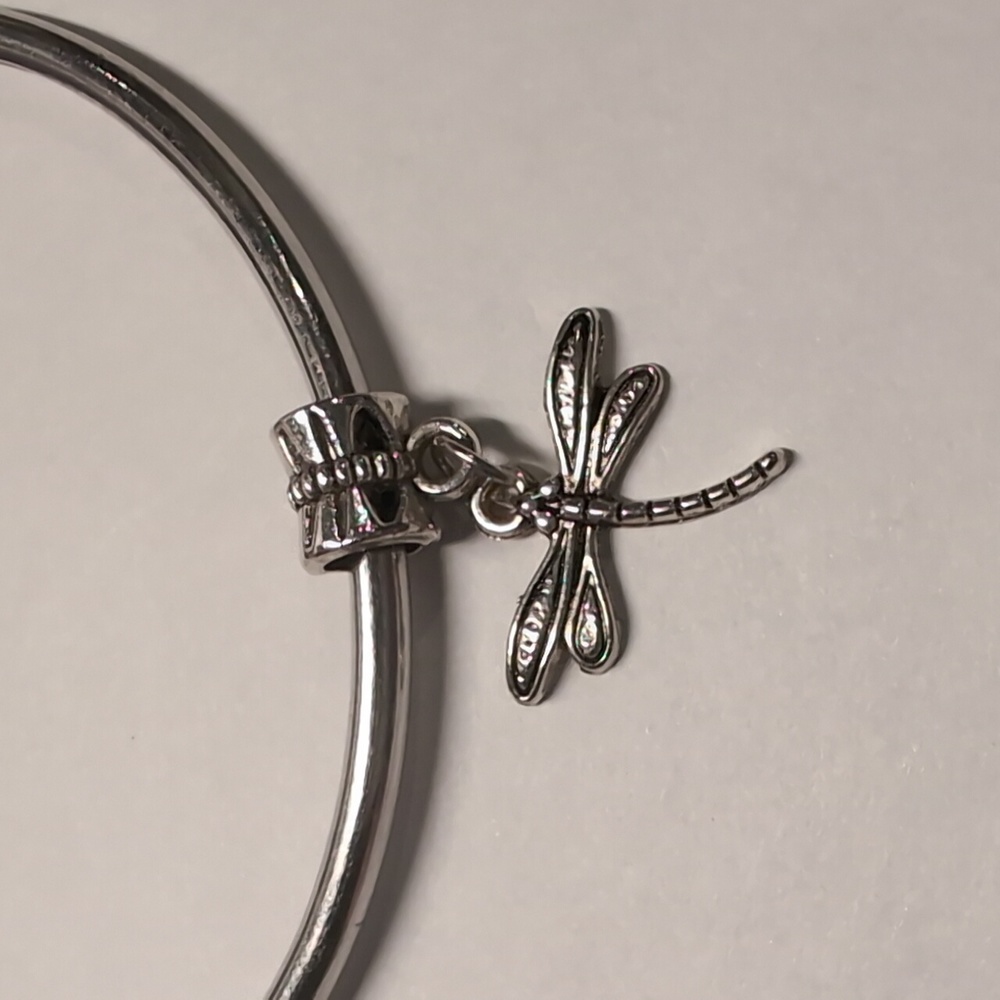 Silver Dragonfly Charm for‎ Pandora Style Bracelet
